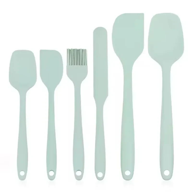 Set Spatules Silicone 6 Pieces | Résistantes à la Chaleur et Antiadhésives
