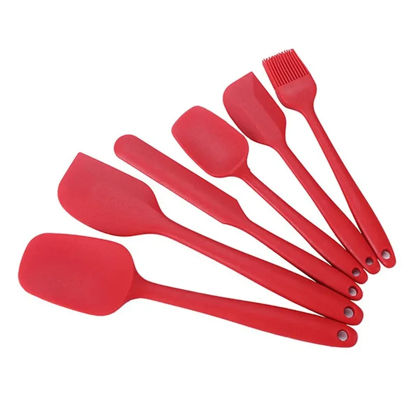Set Spatules Silicone 6 Pieces | Résistantes à la Chaleur et Antiadhésives