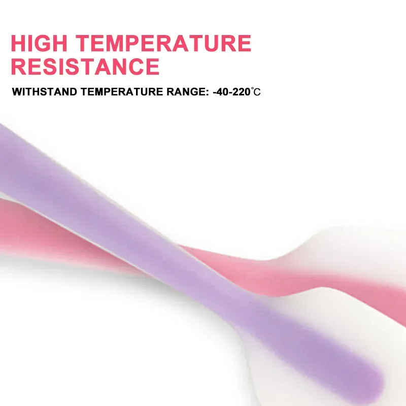 Spatule Silicone Multicolore | Résistante à la Chaleur - 8 pièces