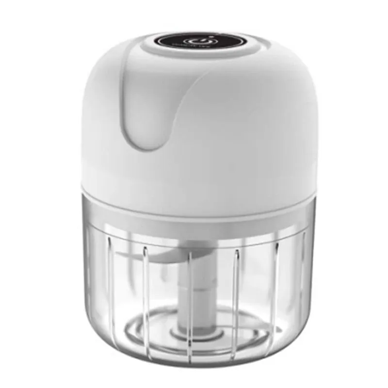 Mini Hachoir Électrique Sans Fil 250 ml — Rechargeable USB, Lame Inox 3 Feuilles