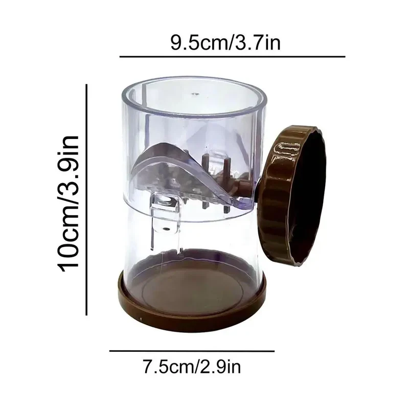 Mini-Hachoir Manuel 500ml pour Noix Ail et Épices avec Tirage