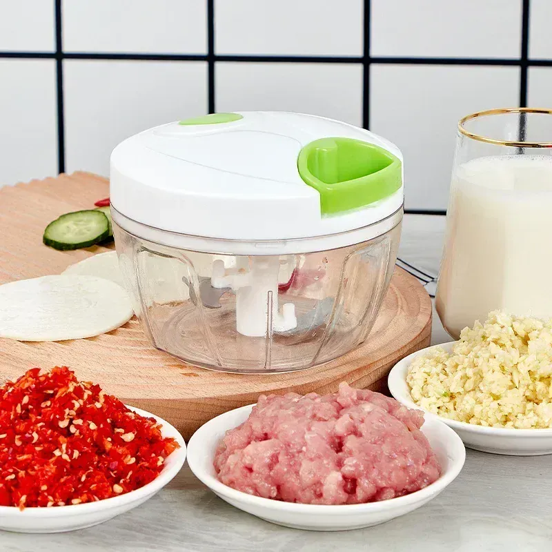 Mini-Hachoir Manuel Multifonction | Pour Viande Fruits et Légumes