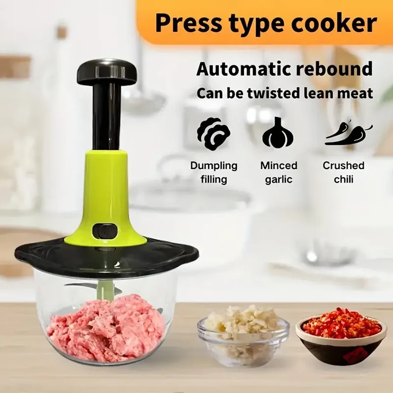 Hachoir Manuel Multifonctionnel pour Légumes et Viande | Ergonomique