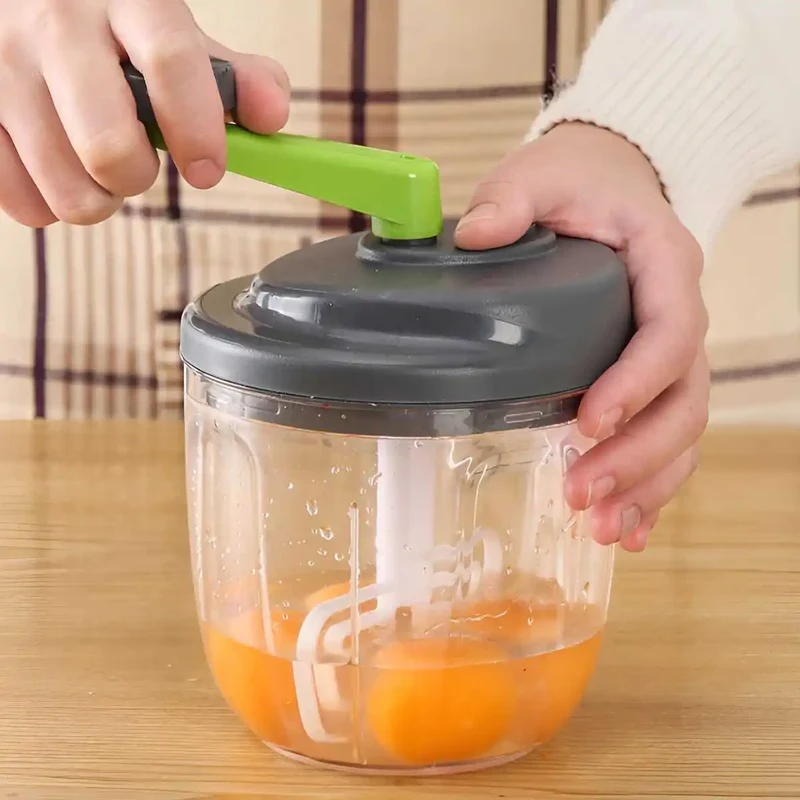 Hachoir Manuel 520ml pour Viande et Légumes avec Poignée Ergonomique