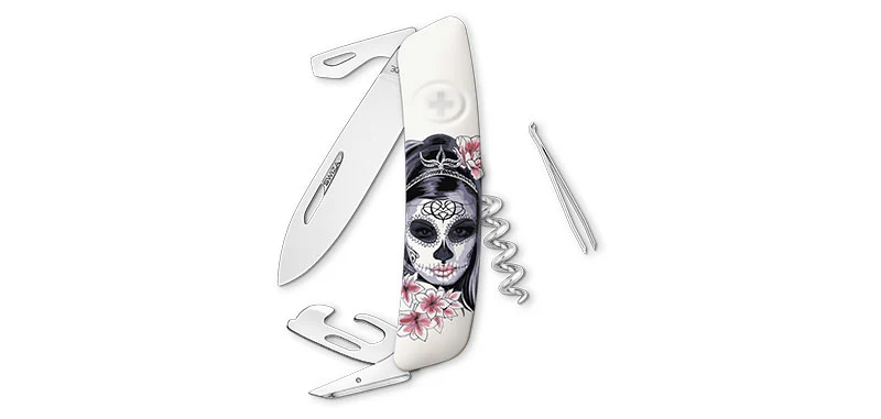 Couteau Suisse D03 Senorita Blanc Swiza