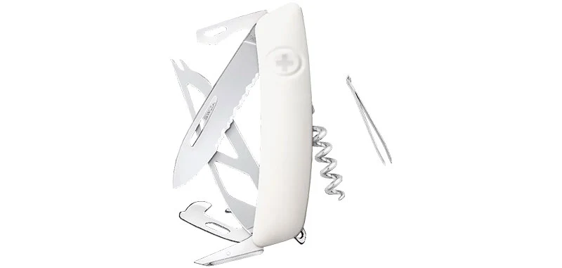 Couteau Suisse Blanc CH05T Le Chasseral Swiza