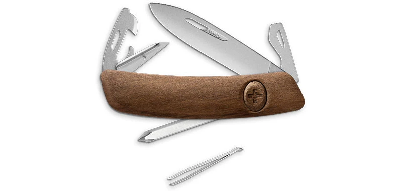 Couteau Suisse D04 Allmatt Noyer Swiza