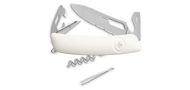 Couteau Suisse SH03 Allmatt Blanc Swiza