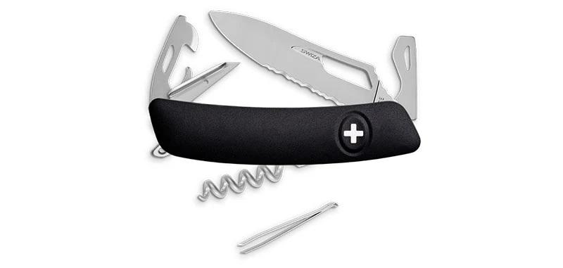 Couteau Suisse SH03 Allmatt Noir Swiza