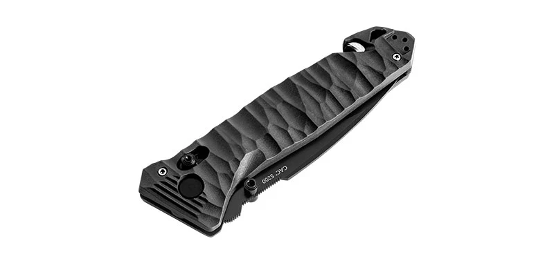 Couteau CAC S200 Lisse Toxifié Noir TB Outdoor