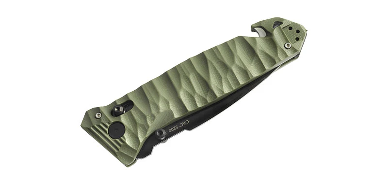 Couteau CAC Mixte Toxifié Kaki TB Outdoor