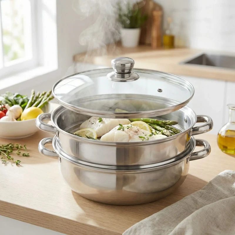 Cuiseur vapeur Inox | VitaSain™