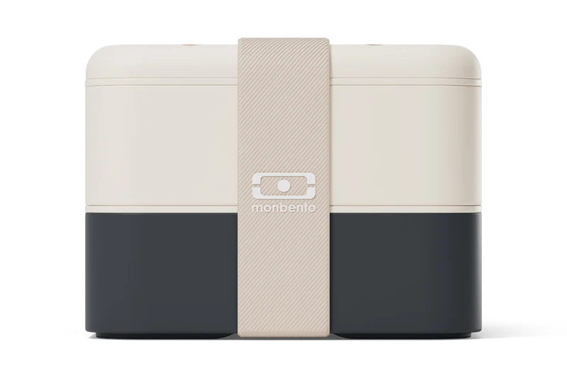 Lunch box compartimentée Monbento Flex 1L Graphic léopard avec couverts