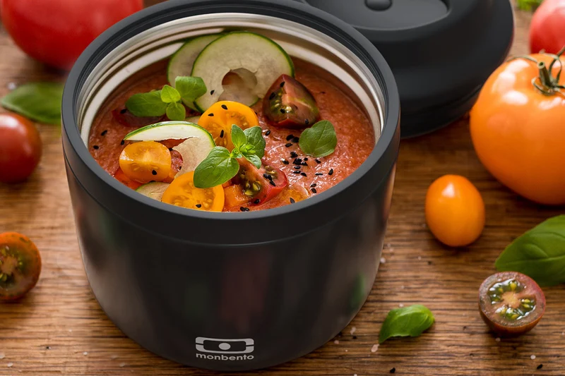Lunch box isotherme Monbento Element 550ml noir onyx