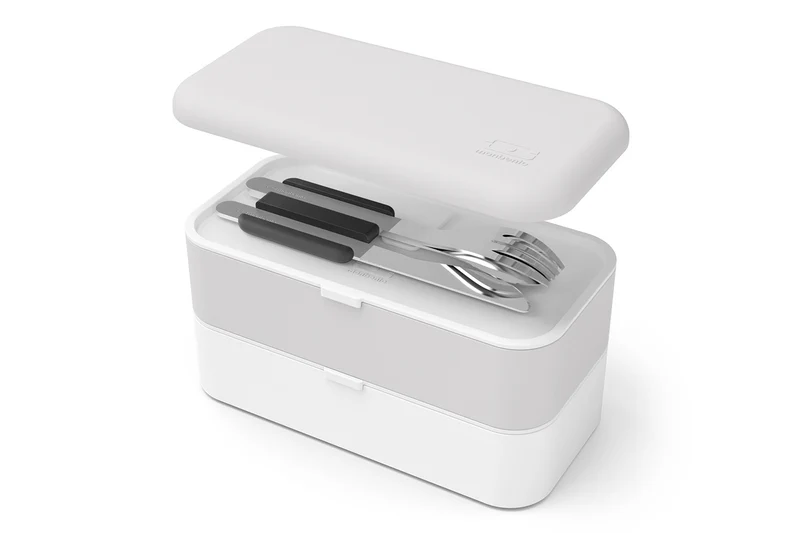 Set couverts nomades Monbento Slim Box noir