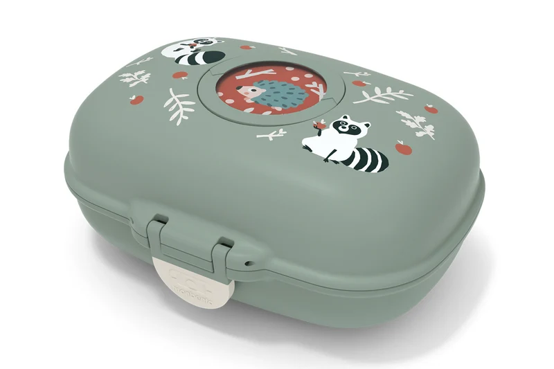 Boîte à gouter Monbento Gram raton vert
