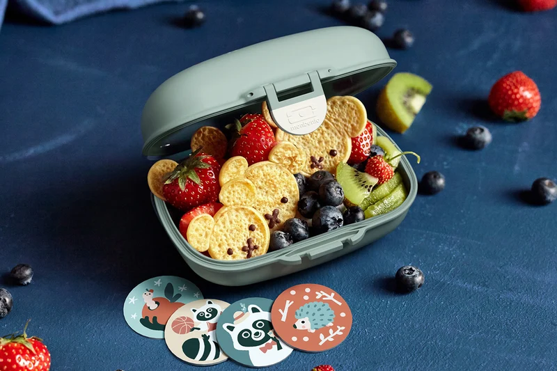 Boîte à gouter Monbento Gram raton vert