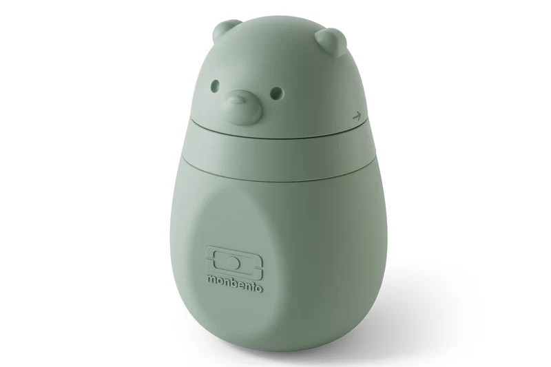 Gourde à compote Monbento Yummy pour bébés et enfants vert forêt