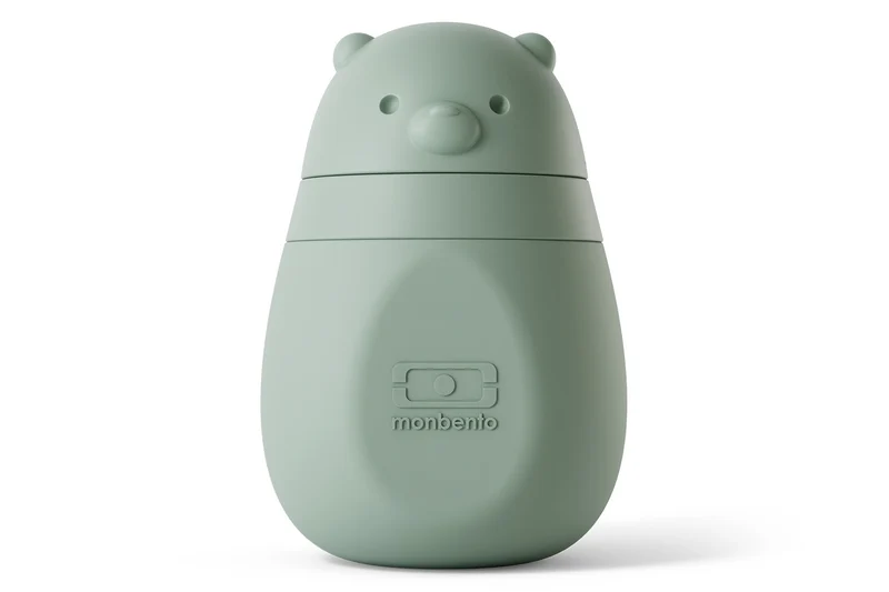 Gourde à compote Monbento Yummy pour bébés et enfants vert forêt