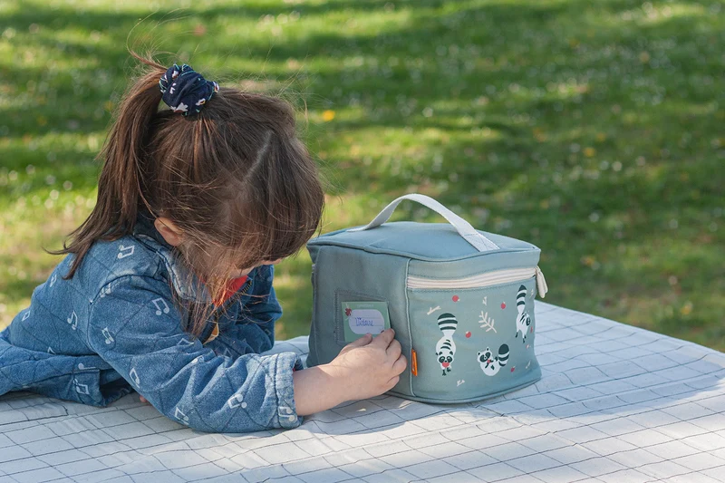 Sac repas isotherme enfant Monbento Frosty raton vert 5L