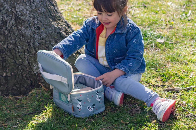 Sac repas isotherme enfant Monbento Frosty raton vert 5L
