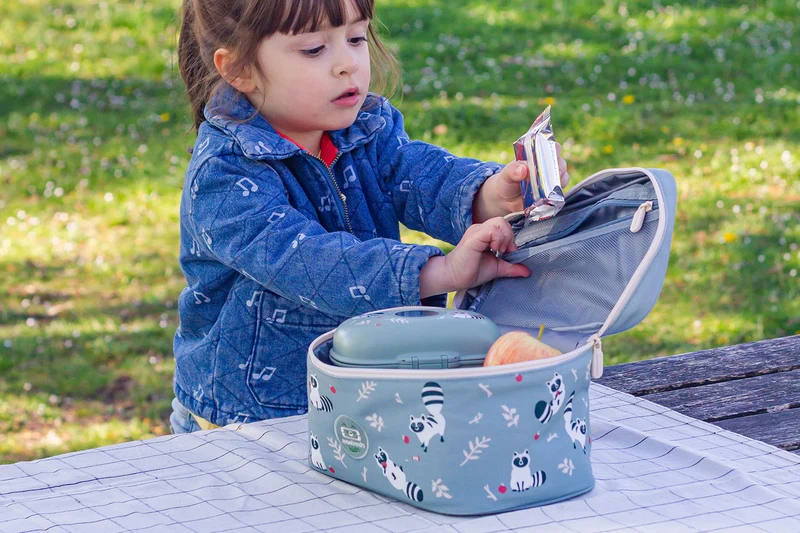 Sac repas isotherme enfant Monbento Frosty raton vert 5L