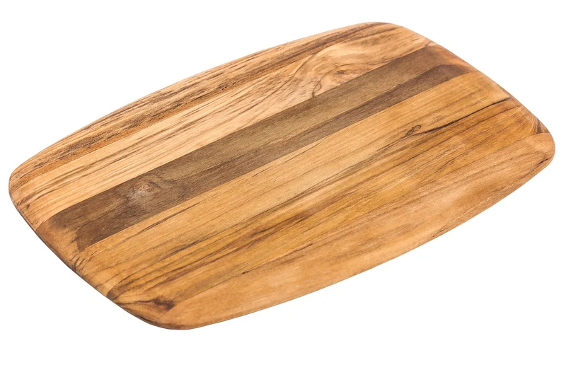 Planche à découper TeakHaus Elegant en teck 30,5x20x1,5cm