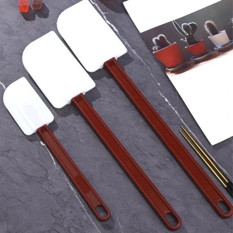 Set Spatules Silicone 3 pièces | Ustensiles de Pâtisserie Résistants