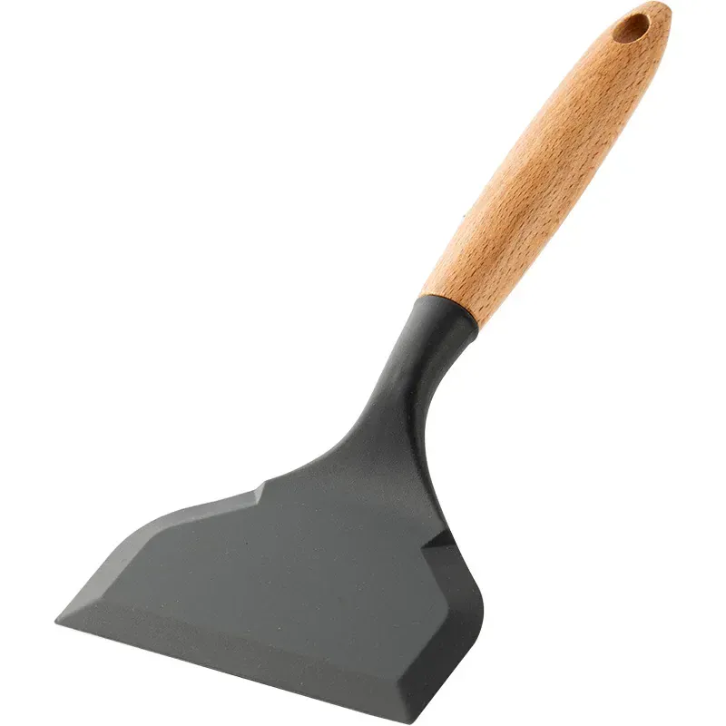 Spatule Silicone Large Flexible | 2 Pièces Résistante à la Chaleur