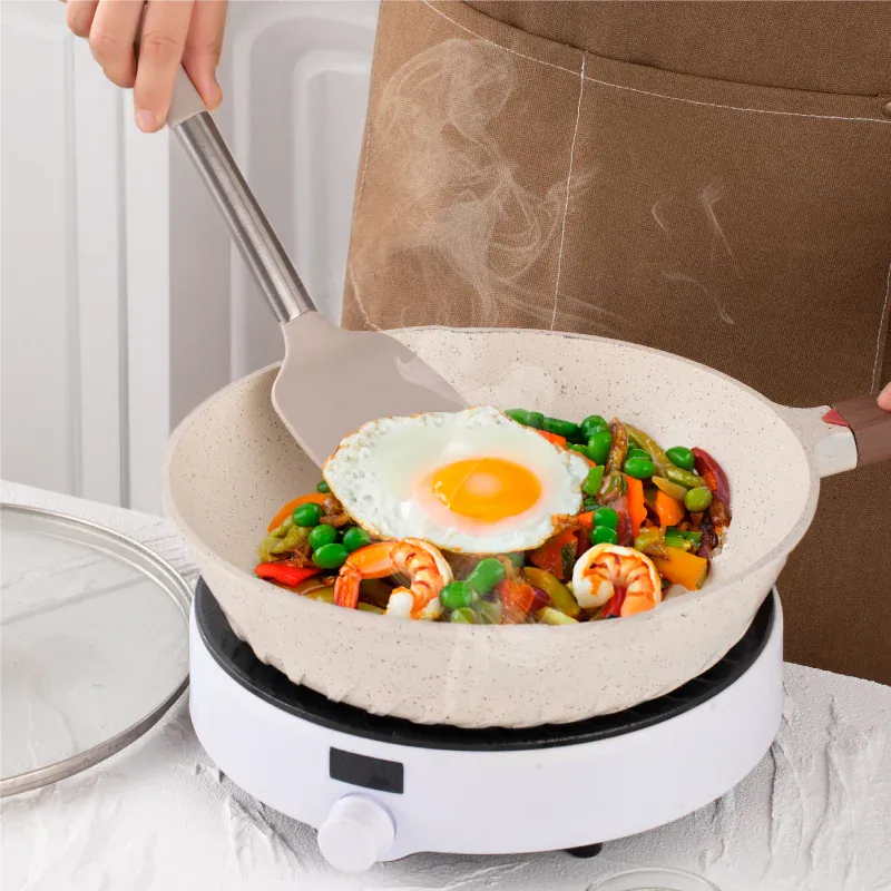 Set Ustensiles Silicone 43 pièces Résistants à la Chaleur inox