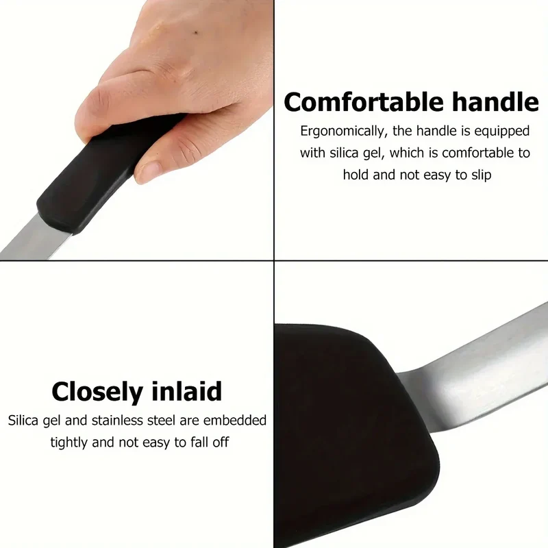 Spatule Silicone Flexible Résistante à la Chaleur 33cm 1 pièce