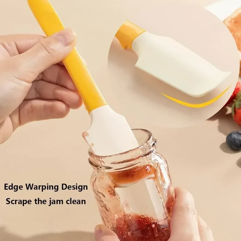 Spatule Silicone Antiadhésive Résistante à la Chaleur - Parfaite pour Tartiner
