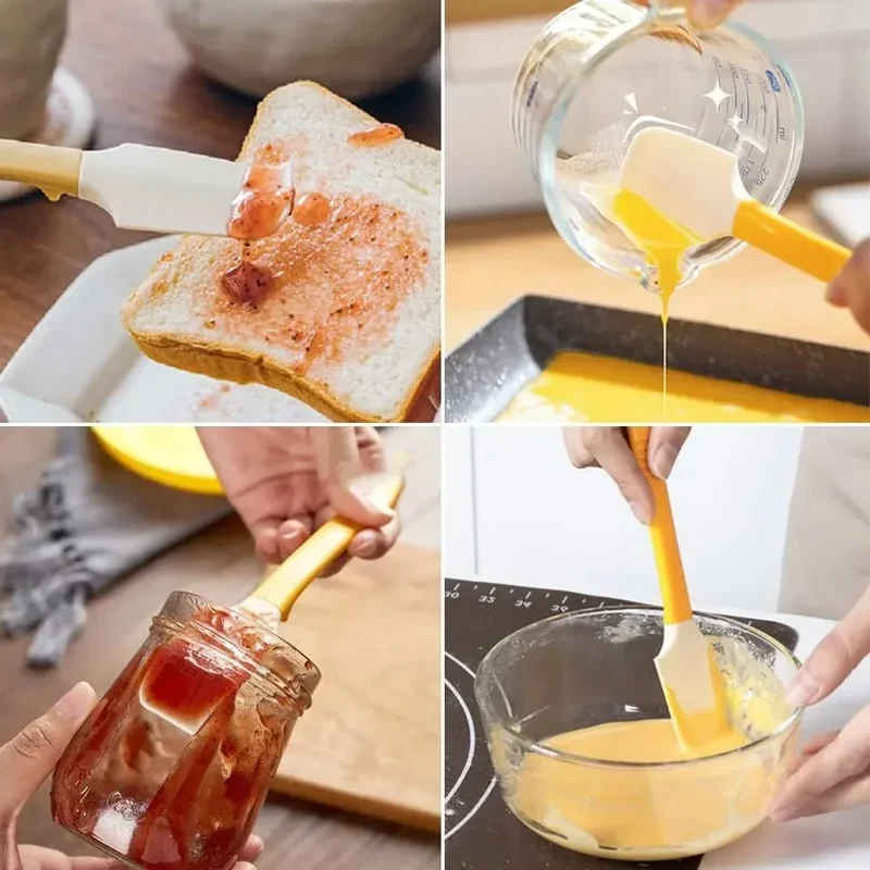 Spatule Silicone Antiadhésive Résistante à la Chaleur - Parfaite pour Tartiner