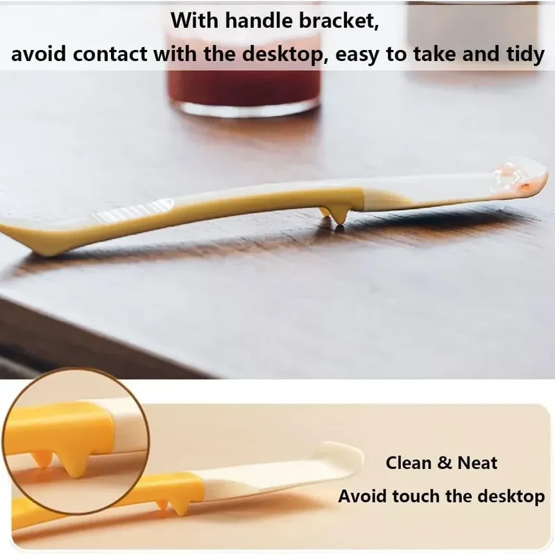 Spatule Silicone Antiadhésive Résistante à la Chaleur - Parfaite pour Tartiner