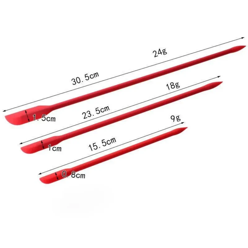 Set Spatules Silicone 3 Pièces Résistantes à la Chaleur pour Cuisine