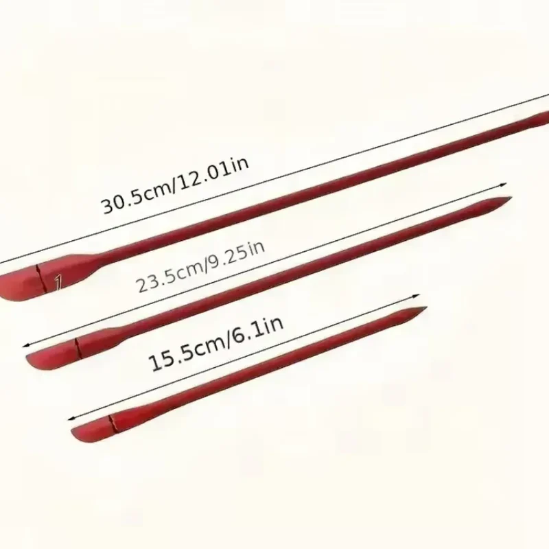 Set Spatules Silicone 3 Pièces Résistantes à la Chaleur pour Cuisine