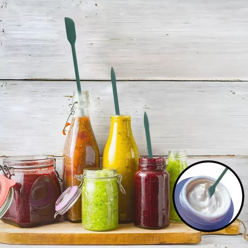 Set Spatules Silicone 3 Pièces Résistantes à la Chaleur pour Cuisine