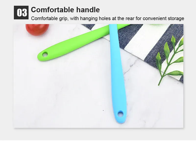 Spatule Silicone 21cm Résistante à Haute Température | Non-adhésive