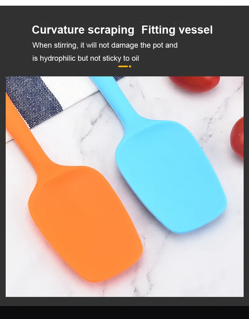 Spatule Silicone 21cm Résistante à Haute Température | Non-adhésive