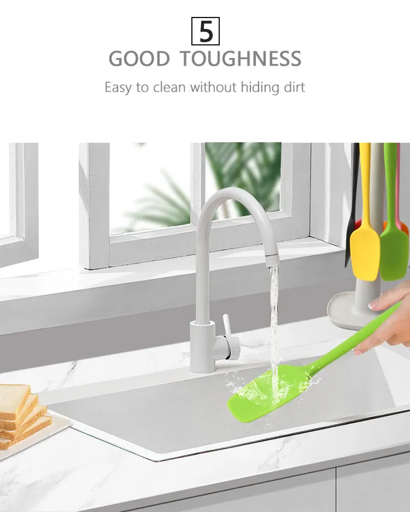 Spatule Silicone 21cm Résistante à Haute Température | Non-adhésive