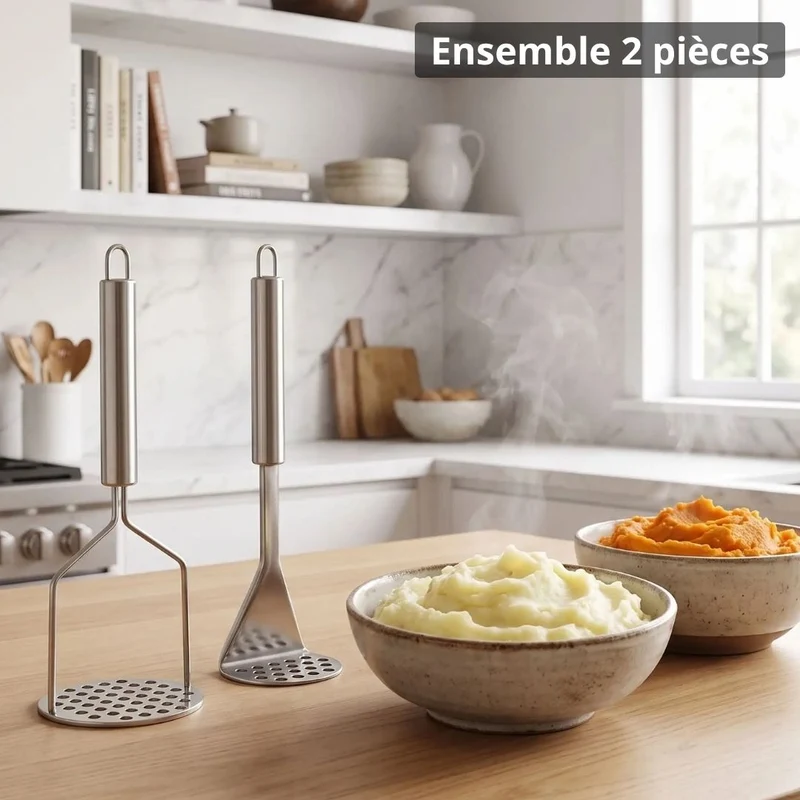 Presse Purée manuel PuréaPress ens 2 PCS | Librecook ™
