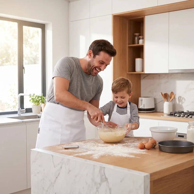 Tablier de cuisine homme | ChefPro Premium ENS 2 PCS