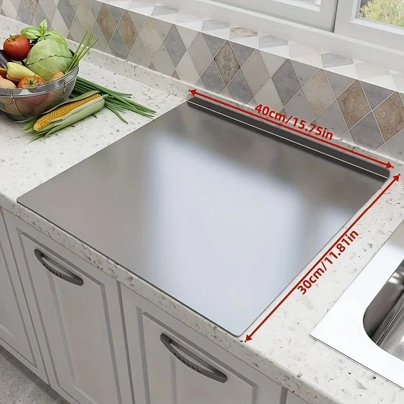 Planche à découper inox 40x30 cm - Librecook