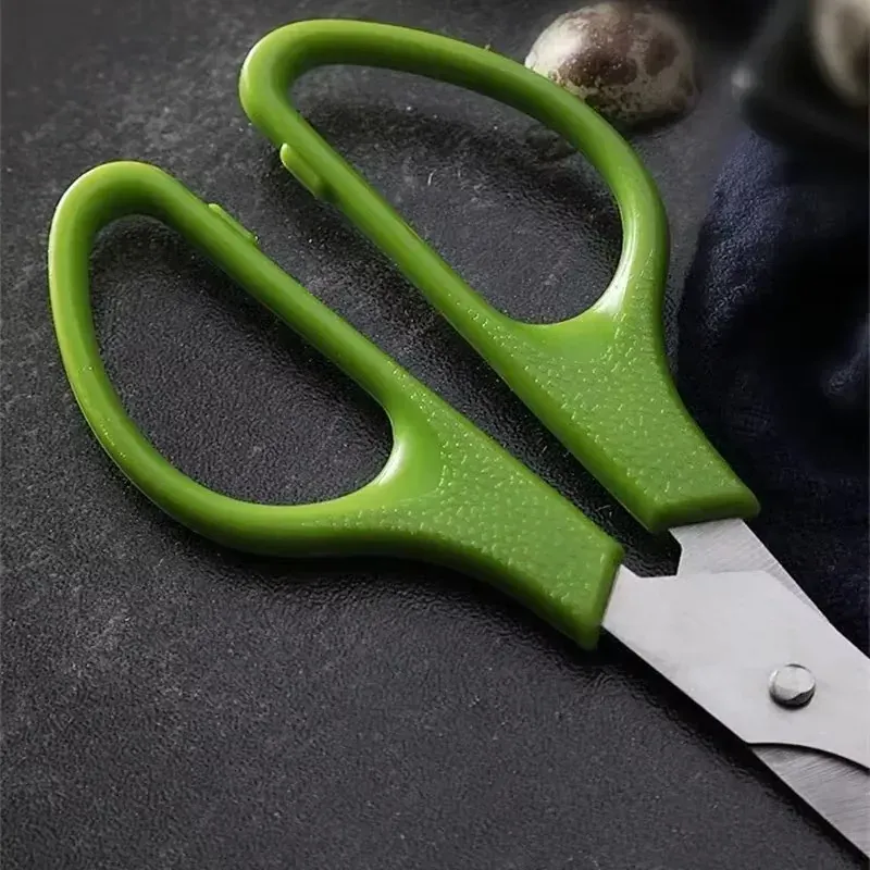Ciseaux à œufs de caille en inox avec poignée ergonomique