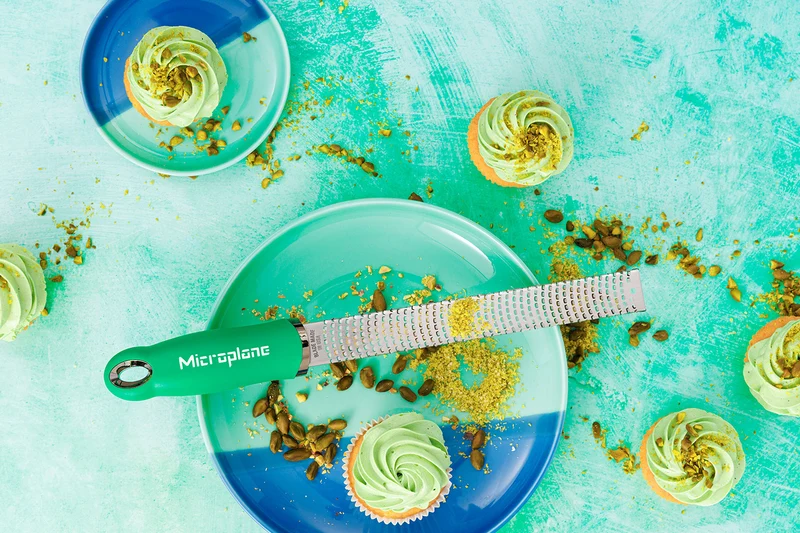 Râpe-Zesteur Microplane Premium Pop of Colour Vert Basilic - 20,3cm