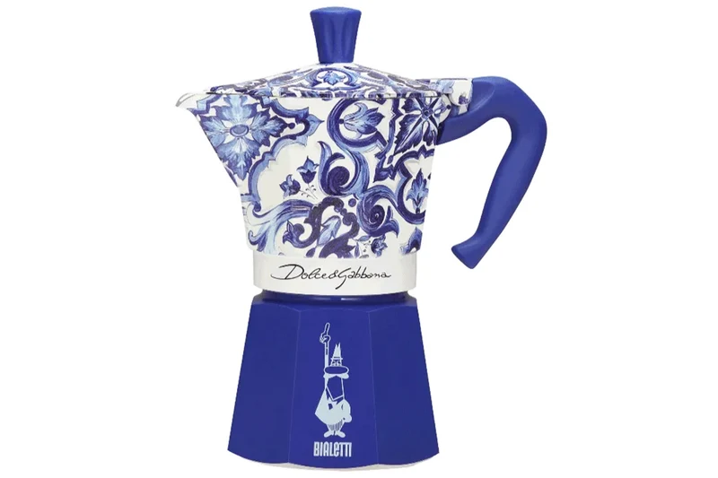 Cafetière italienne Bialetti Moka Exclusive Dolce & Gabbana Blu Mediterraneo