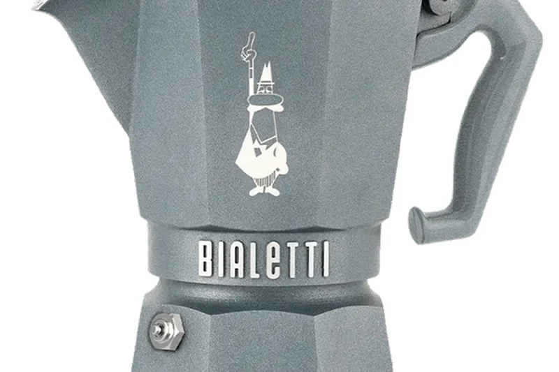 Cafetière italienne Bialetti Moka Exclusive Octagonal induction gris argent