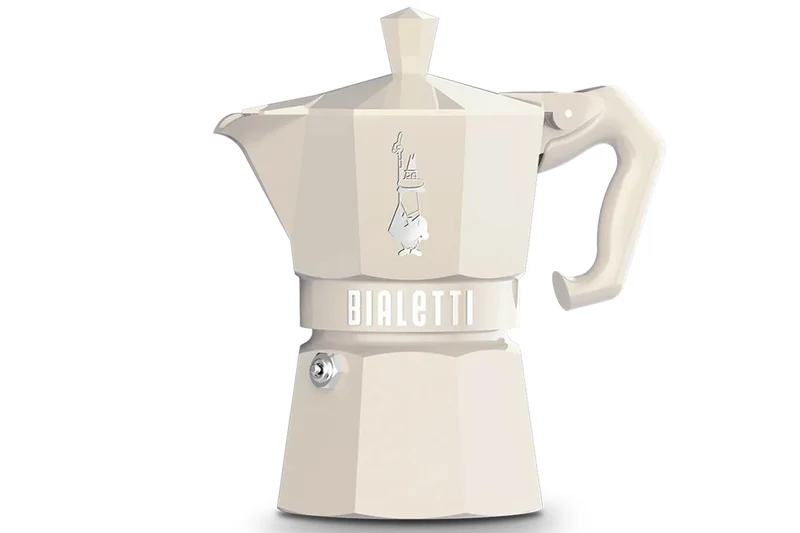 Cafetière italienne Bialetti Moka Exclusive crème