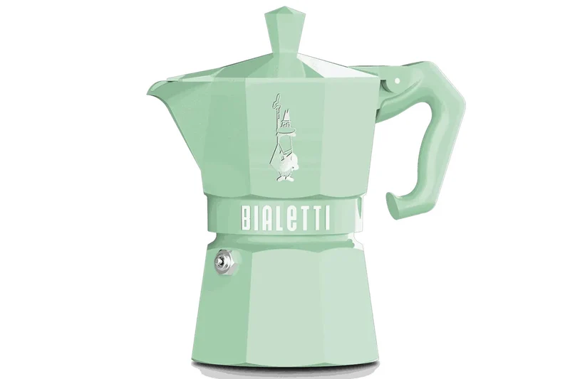 Cafetière italienne Bialetti Moka Exclusive vert pastel