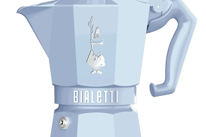 Cafetière italienne Bialetti Moka Exclusive bleu clair